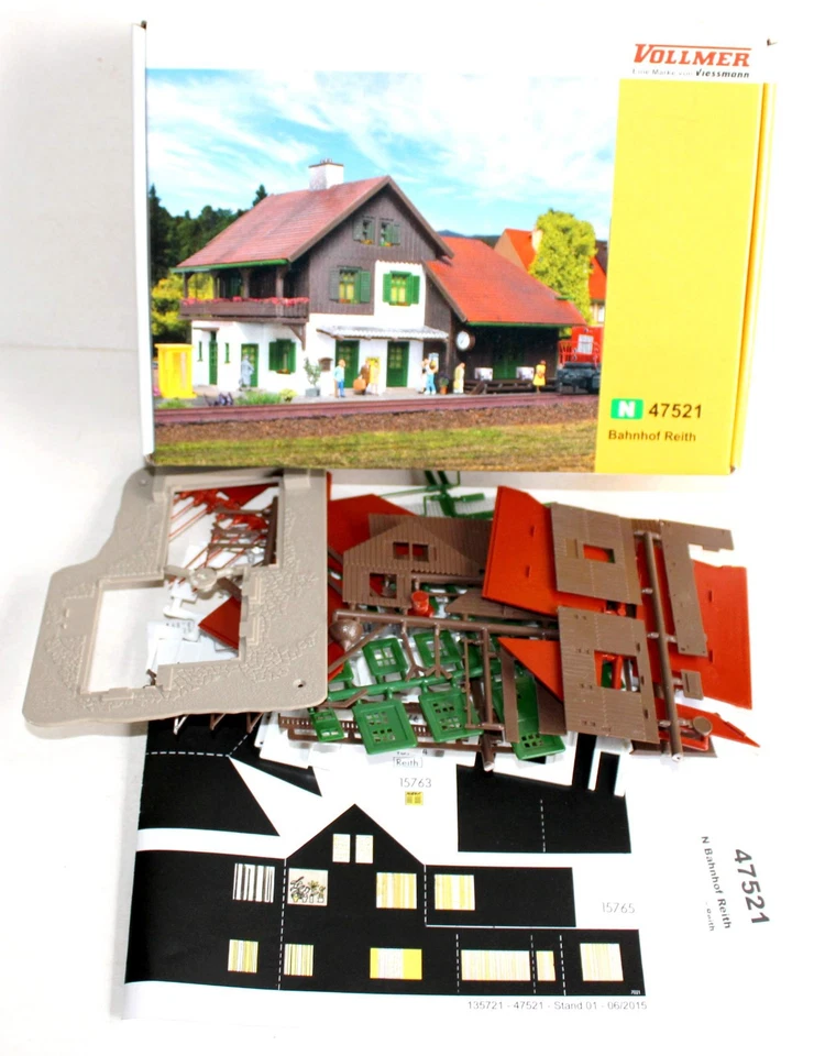 VOLLMER N 47521 MAQUETTE GARE DE REITH, STATION ARRET FERROVIAIRE, DIORAMA TRAIN - Photo 1/1