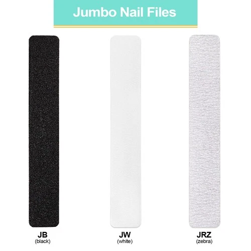 PANA Jumbo Double-Sided Emery Board Nail Files for Mani, Gel & Acrylic