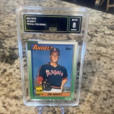 1990 Topps - Jim Abbott #675 All Star Rookie