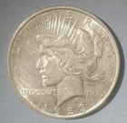 1923-D Peace Dollar XF Condition but you grade it