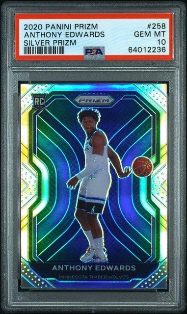 Anthony Edwards 2020 Panini Prizm Silver