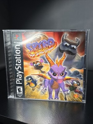 Spyro Year of the Dragon PS1 Sony PlayStation 1 CIB Complete Black Label