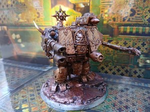 Pro painted Realm of Chaos Chaos Dreadnought Rogue Trader - 40K Darkness Warrior