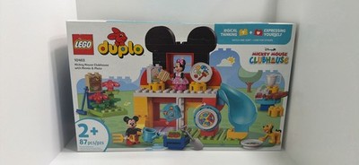  LEGO DUPLO #10465 DISNEY JR MICKEY MOUSE CLUBHOUSE WITH MINNIE & PLUTO 
