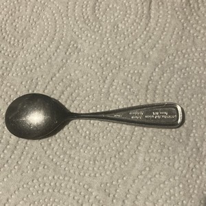 1 Vintage THE FIRST YEARS Spoon Baby Child Stainless Feeding 1980 Made In Japan