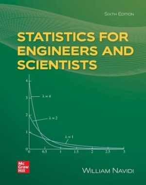 Loose Leaf for Statistics for Engineers - Loose Leaf, by Navidi William - New h