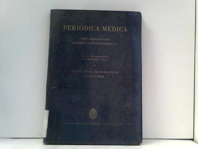 Periodica Medica, Titelabkürzungen medizinischer Zeitschriften Artelt, Walter,  
