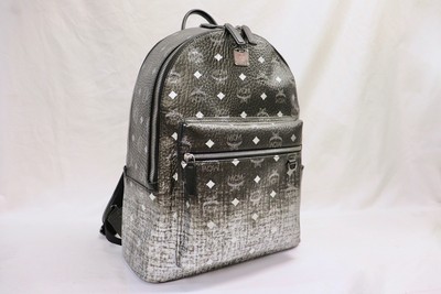 MCM Women\'s Gray Visetos Leather Stark Backpack COA included MCM Women main image 3