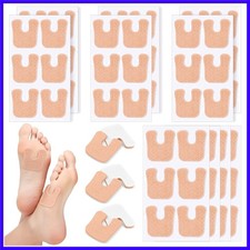 60 PCS U Shaped Felt Callus Cushions for Feet, Metatarsal Corn Pads Self Adhe...