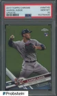 2017 Topps Chrome Update #HMT40 Aaron Judge Yankees RC Rookie PSA 10