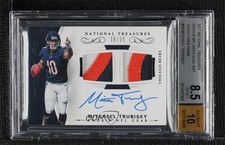 2017 Panini National Treasures Prime 9/25 Mitchell Trubisky BGS 8.5 Auto 1lc0