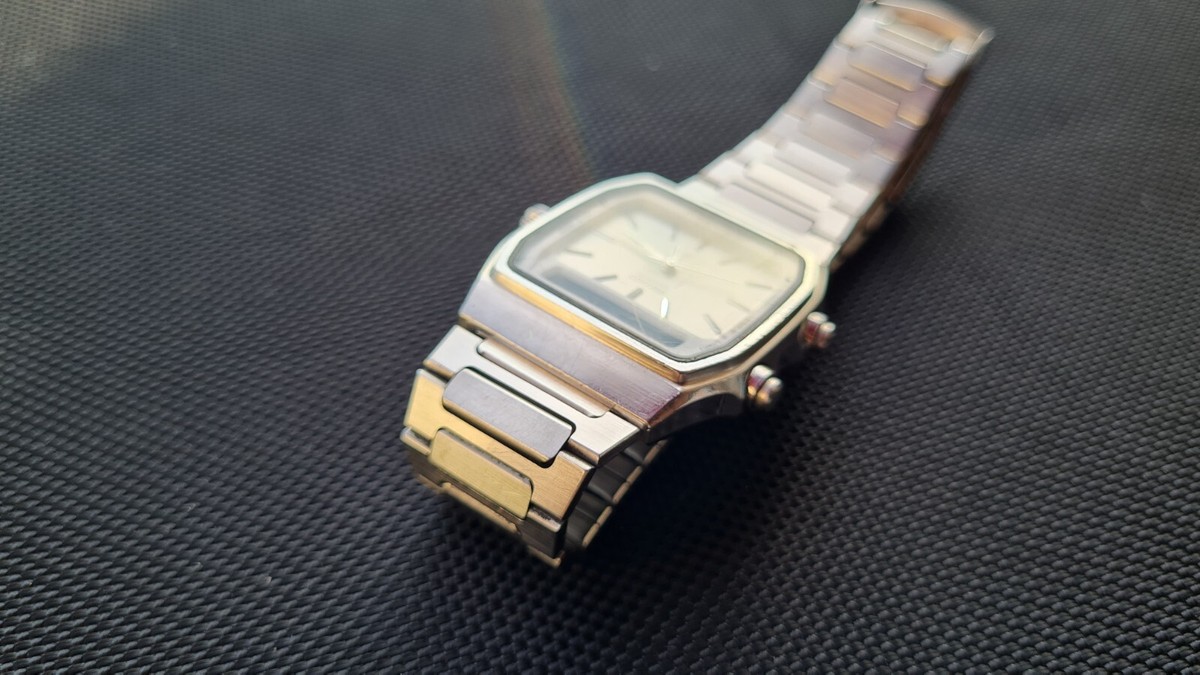 Seiko H557-5130 Silver Wave vintage ana-digi | eBay