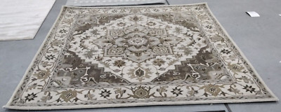 BEIGE / SAGE 7' X 7' SQ Broken Thread Rug, Reduced Price 1172721518 ROY700B-7SQ