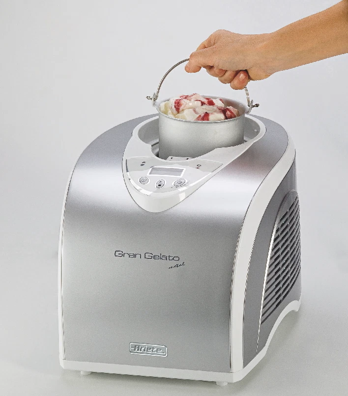 ARIETE 693 Gran Metal Gelatiera 1 Litro - Ice Cream Maker 135W macchina  gelato