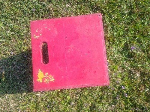 Wood Crate With Metal Bands Cleveland, Ashtabula, Akron Ohio Painted - Picture 3 of 6