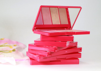 Lancome Starlight Face Palette 0.32oz/9g 4-Color Shimmer Blush Shadow NWOB