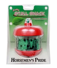 Horsemen's Pride Jolly Stall Snack Treat Holder & Refill for Horses Apple Flavor