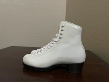 Riedell Womens Red Wing Figure Skating Ice Skate Shoes White Lace Up 4