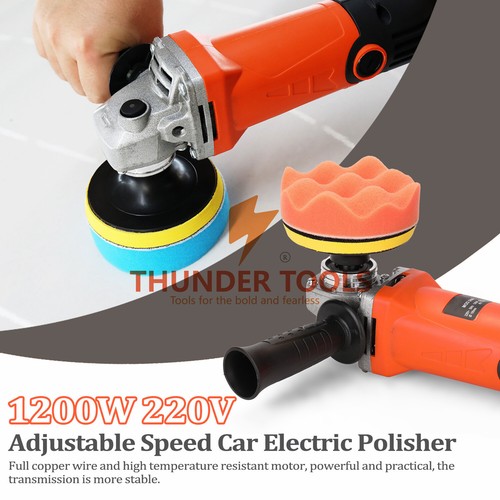 1200W 220V Adjustable Speed Car Electric Polisher Waxing Machine Automobile - Picture 28 of 34
