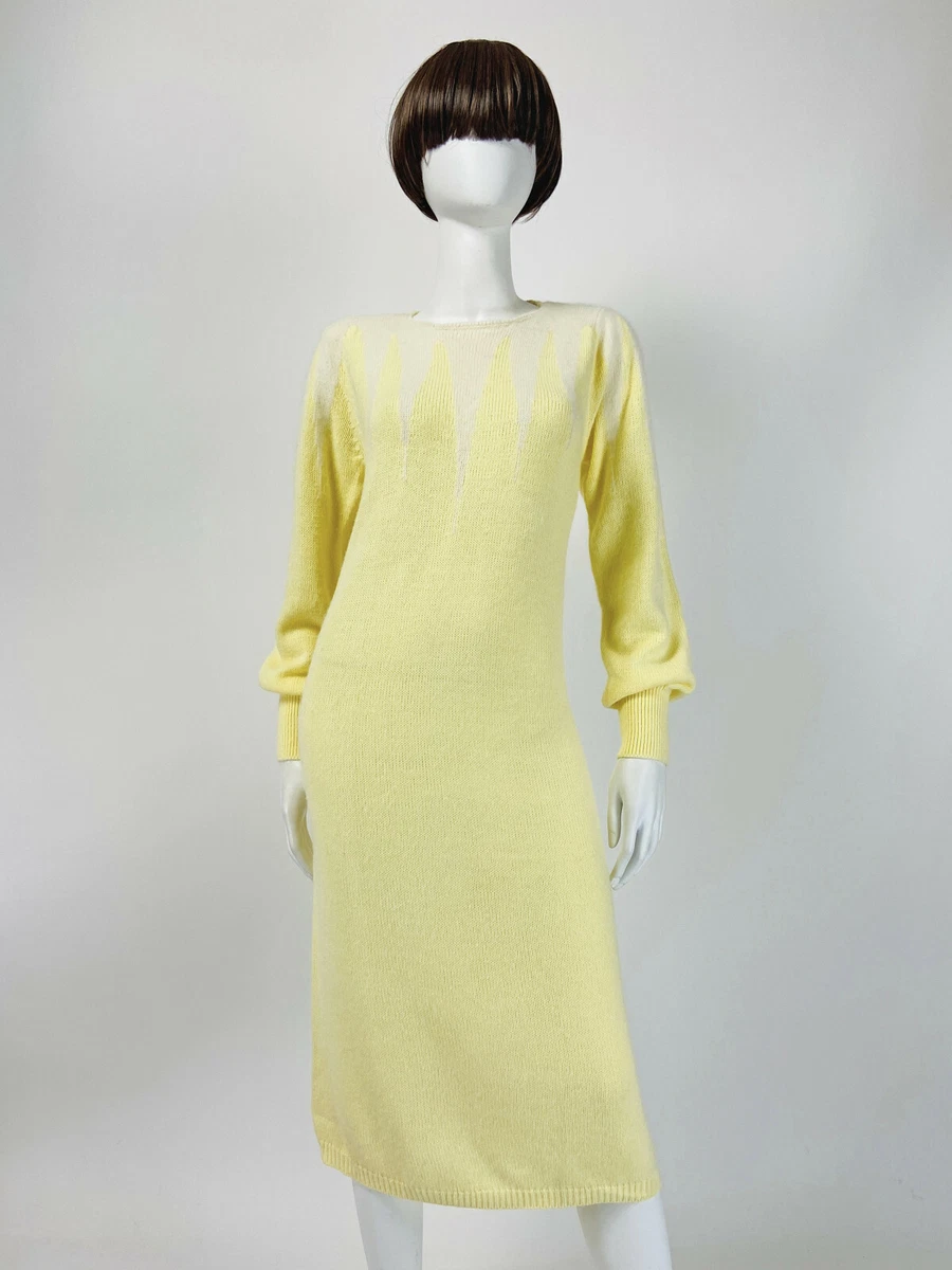 Sweater hotsell dress 80s