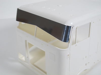 Tamiya RC 1/14 Globe Liner Semi front Drop Bowtie Sun Visor Deflector Plate