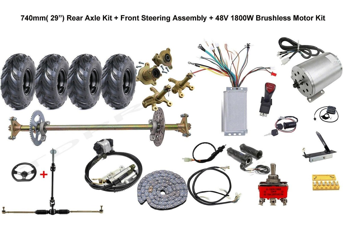 kit de moteur électrique balais 1800w, contrôleur, pédale, vélo électrique, kart, , | Ne Manquez Pas Ces