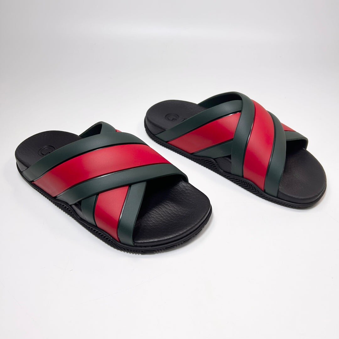 Gucci Sherry Line Sandals 627820 Size 37 Red for sale online