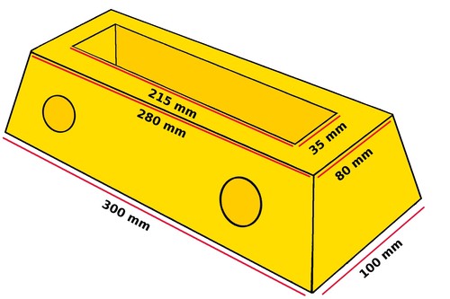 Andalusitdüse für ORLAN SUPER 25 bis 96 kW Ersatzteil für Orlan - Picture 3 of 3