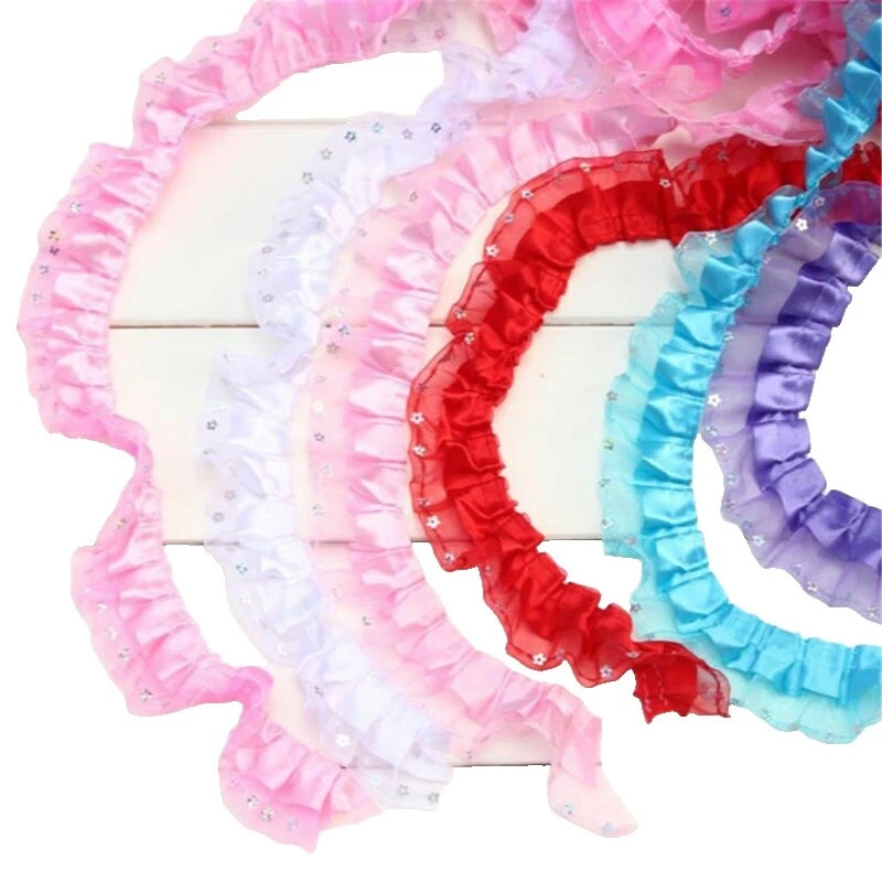 Multicolor Satin Elastic Sewing Trims
