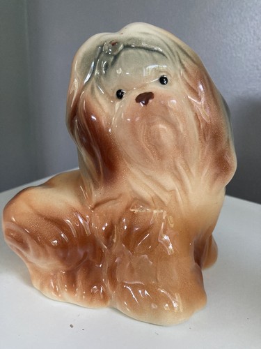 Chow Chow China dog figurine sitting dog - Picture 2 of 7