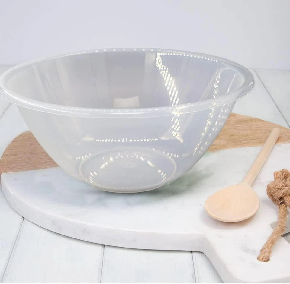 Mixing Bowl Multipurpose Mixing Bowl Clear Plastic Kitchen Mixing Bowl Tub 15cm - Image 3 of 4