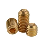Allen Socket Set Screws Brass Hex-Drive Cup-Point Set Screws M3 M4 M5 M6 M8 M10