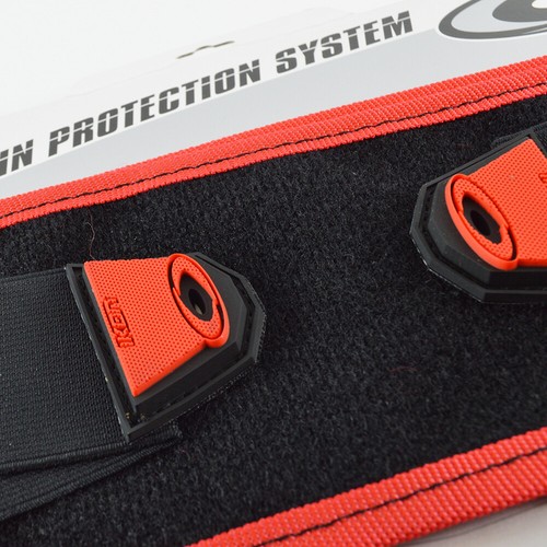 IKON YOUTH KIDNEY BELT MOTOCROSS bike back protector NEW RED BLACK MX KIDS - Picture 2 of 7