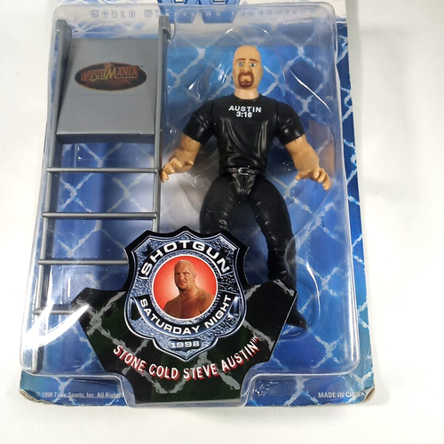 Lot of 3 1997 Stone Cold Steve Austin JAKKS Figures WWF Signature - Picture 10 of 11