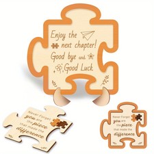 1set Wood Heart Shape Anniversary Commemorative Display tions for Home