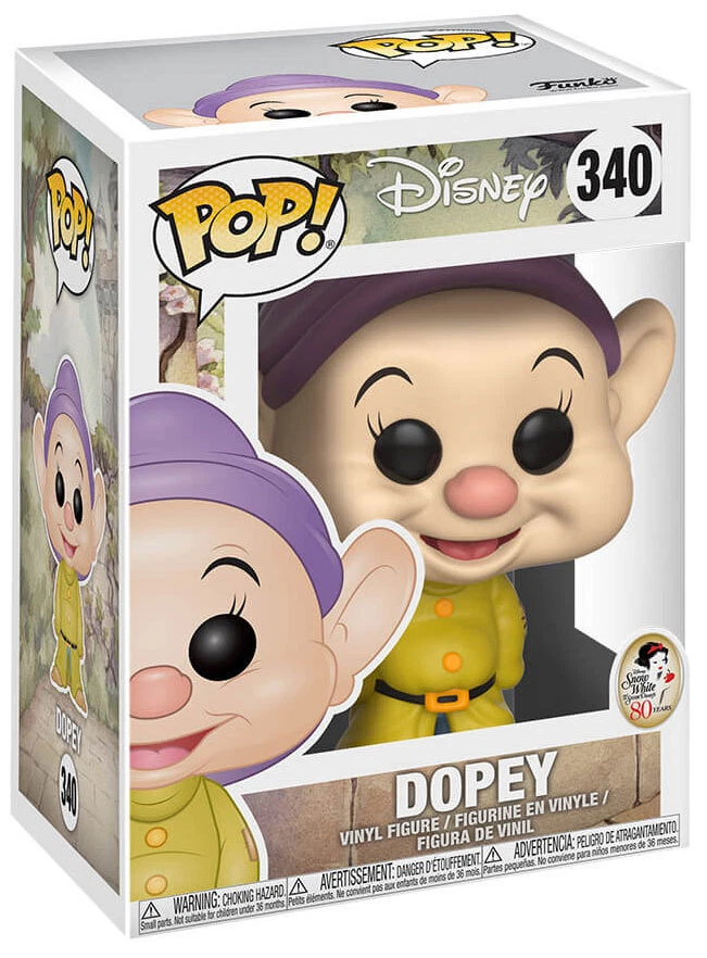 Funko POP! Disney #340 Blancanieves y los siete enanitos - Dopey - Nuevo, como nuevo Foto 2 de 3