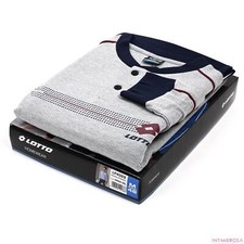 Men's Interlock Pajamas With Geometric Details Lotto LP4069