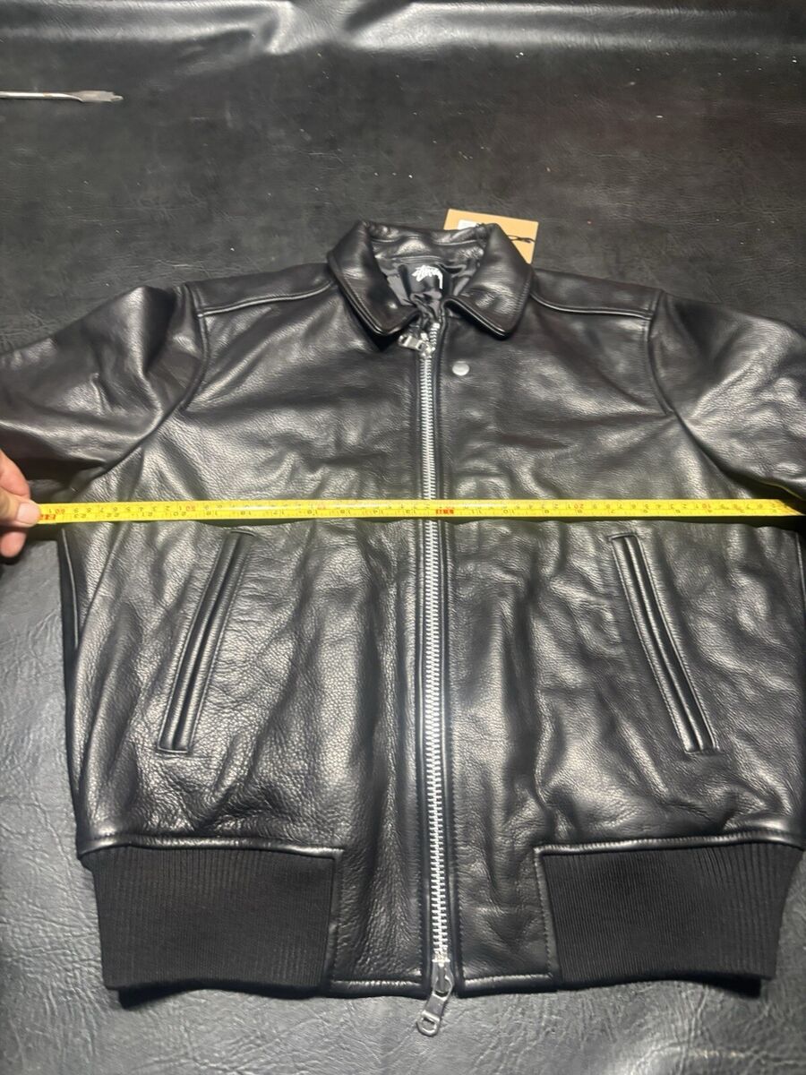 Stussy Leather Flight Jacket Size Small | eBay Stussy Leather Flight Jacket Size Small | eBay