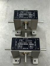 QTY 1 PIC DESIGN PRECISION WORM GEAR BOX REDUCER 25:1 RATIO LOW BACKLASH 4-WAY