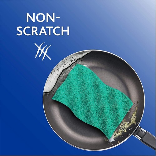 O-Cedar Scrunge Non-Scratch Scrub Sponge (Pack of 6) Multi-Use, All-Purpose, Odo - Picture 2 of 14