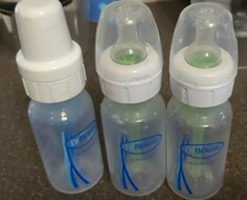 LOT OF 3 USED Dr. Brown s Natural Flow 4oz Bottle "CLEARANCE SALE"