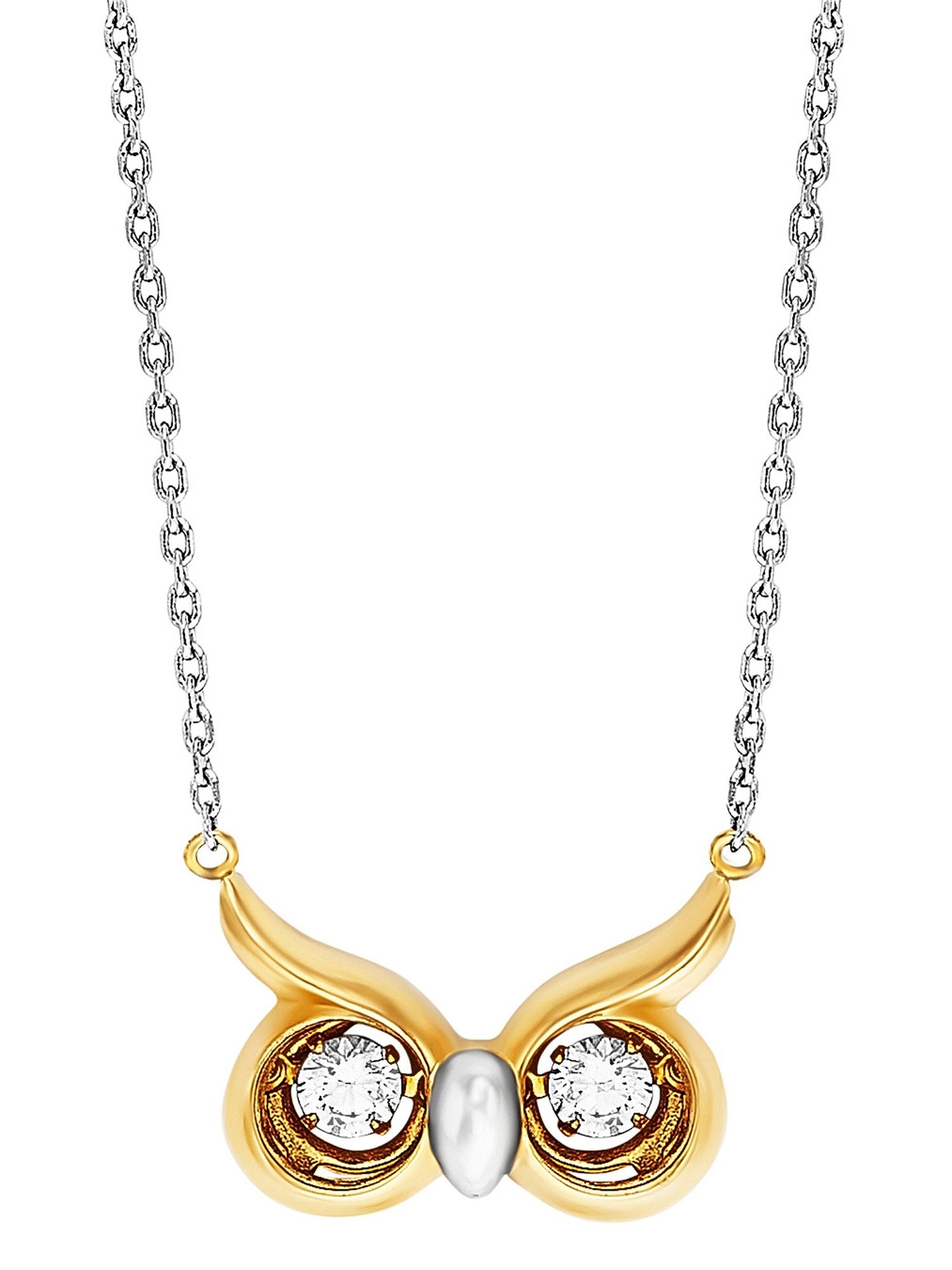 Julie Julsen JJDNE010183 Damen Collier Eule Bewegte Steine 42 см 18490₽