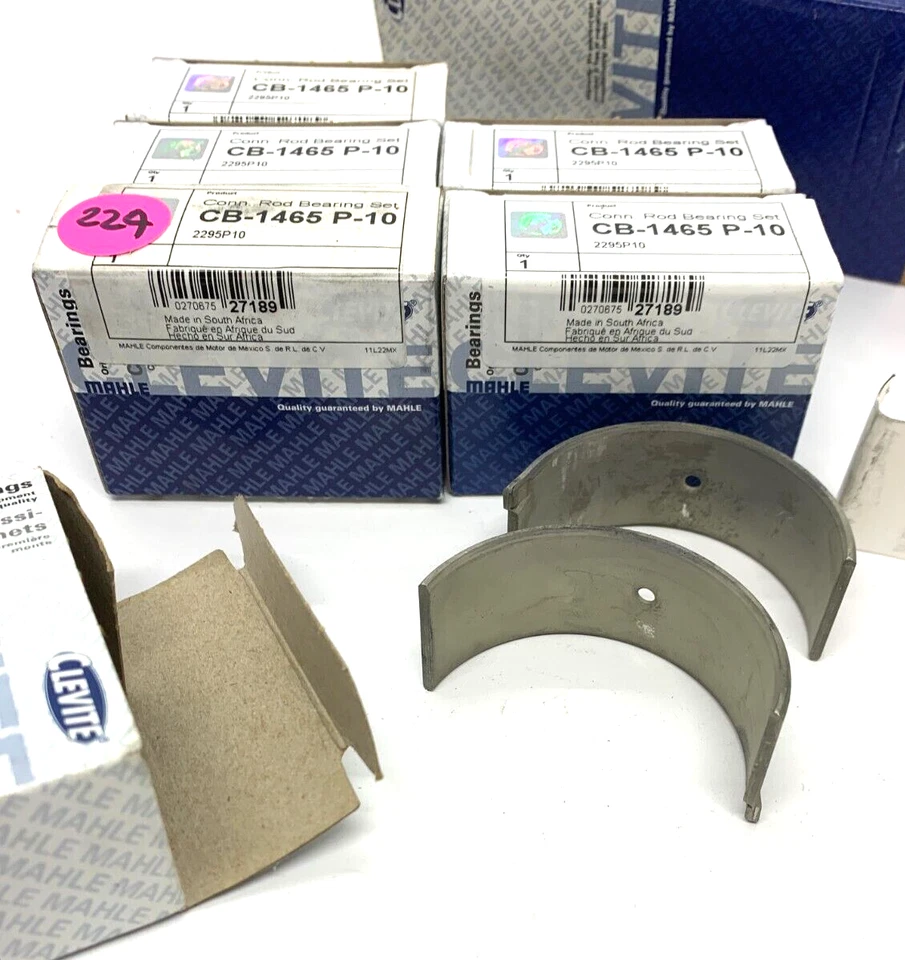Rodamientos de motor Clevite CONROD .010" JAGUAR 6 cilindros 2483-4235cc NOS Foto 3 de 3