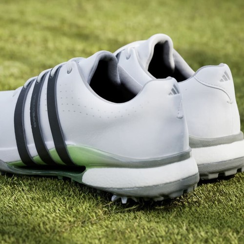 Adidas Tour360 24 Boost IF0243 bianco verde nero scarpe da golf uomo taglia 13 - Foto 13 di 14