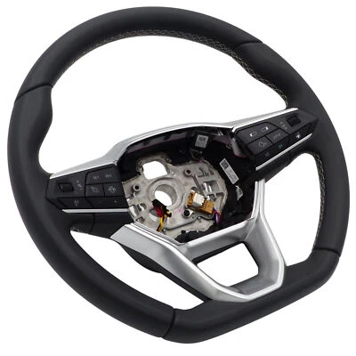 Multifunktion Lenkrad heizbar ACC Schaltwippen Seat Ateca Leon KL Tarraco Leder - Bild 1 von 4