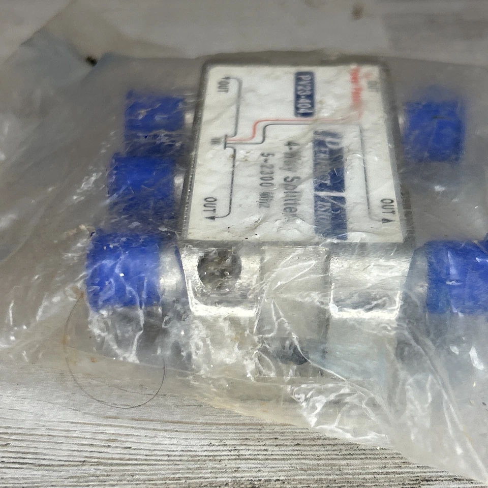 Perfect Vision PV23-404 Port Power Passing 4-Way Splitter 2300 mhz w/ Screws - Image 4 of 4