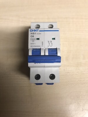 Chint 6 Amp Typ C Doppel 2 Polig Mcb Leitungsschutzschalter NL1-63 C6 Znt