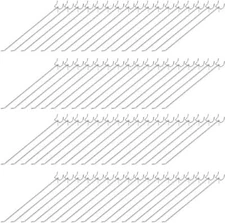 100 Pack Peg Board Hooks Stainless Steel Pegboard Hooks Shelving Pegboard Dis...