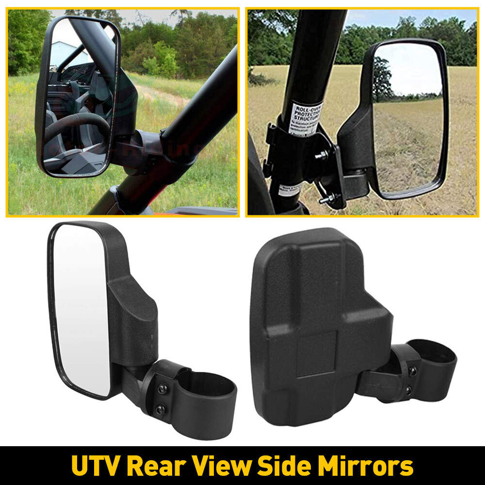 UTV Side View Rear Mirrors Set For Kawasaki Mule PRO FX FXT DX DXT