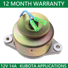 12V 14A PERMANENT MAGNET ALTERNATOR fits: KUBOTA 15531-64010 1 3 6 7 GP8109